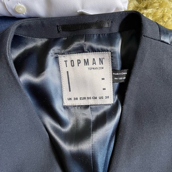 Men’s Navy Full-Piece Suit - Picture 7 of 11